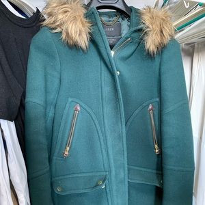 J.Crew petite chateau parka (wool)
